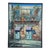 Late 20th Century Andre Andreoli Italian Street Scene Oil Painting Tobacco Shop Cityscape Canvas, Framed For Sale
