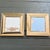 Contemporary 2 Original Abstract Ink Painting Gold Frames-a Pair For Sale - Image 4 of 4