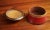 Late 20th Century Vintage Indian Tika Spice Lacquer Wooden Box in Red & Black Patina For Sale - Image 5 of 9