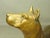 Vintage Gilt Metal Doberman Figurine For Sale - Image 15 of 16