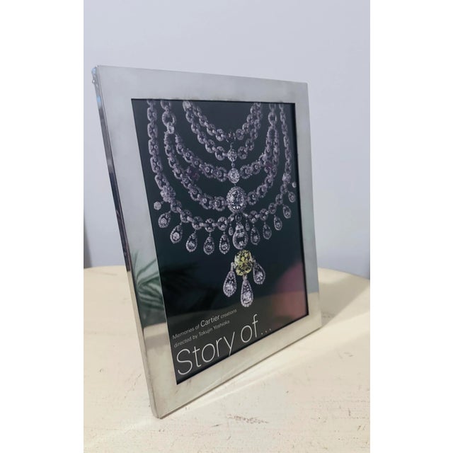 Mid 20th Century Cartier Vintage Pewter Picture Frame For Sale - Image 5 of 12