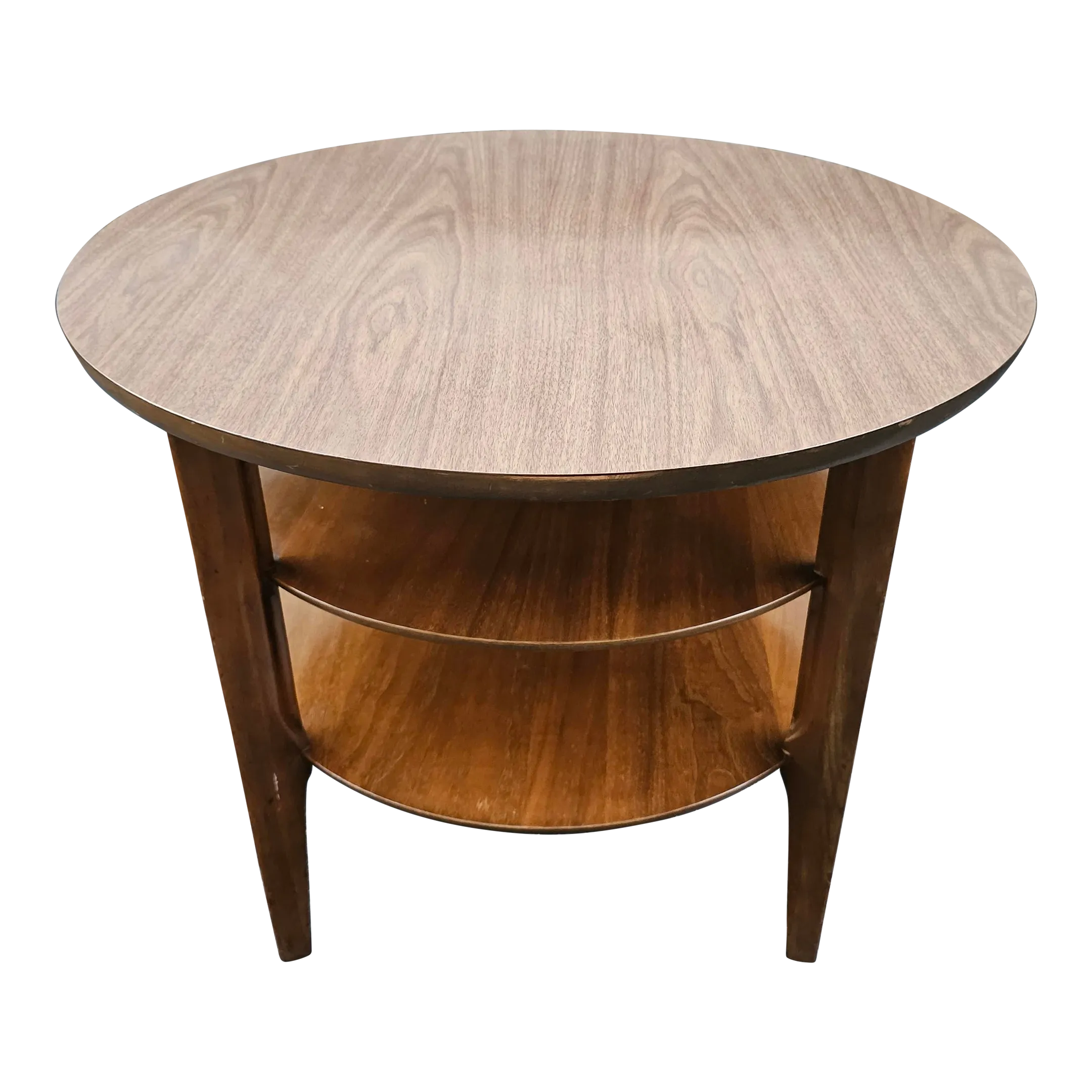 Mersman Furniture 3 Tier Teak and Formica Top Side Table, Circa
