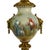 Ceramic French Sevres Scenic Painted & Artist Signed Porcelain Lamp, Lion Head Handles For Sale - Image 7 of 14