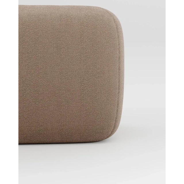Postmodern Jacob Armchair in Fabric Boucle Beige by Collector Studio For Sale - Image 3 of 5
