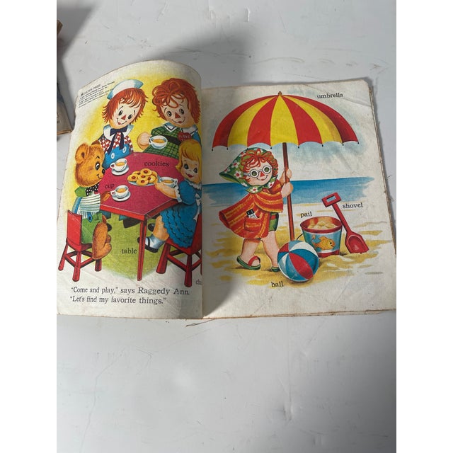 Vintage Golden Cloth Book Raggedy Ann Favorite Thinngs For Sale - Image 4 of 4