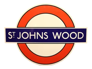 St. Johns Wood Tube Station Roundel, 1940