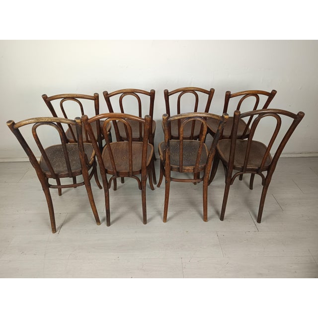 Thonet Bistro Chairs from Thonet, Set of 8 For Sale - Image 4 of 18