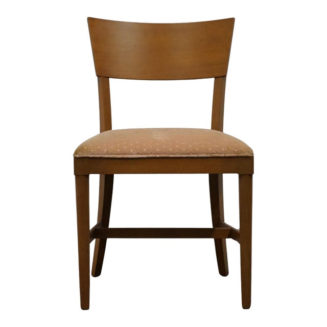 High End Vintage Maple MCM Mid Century Modern Inspired Contemporary Dining Side Chair For Sale