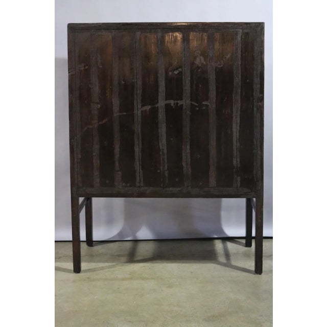 Late 19th Century Painted Cabinet From Tianjin Province For Sale - Image 4 of 12