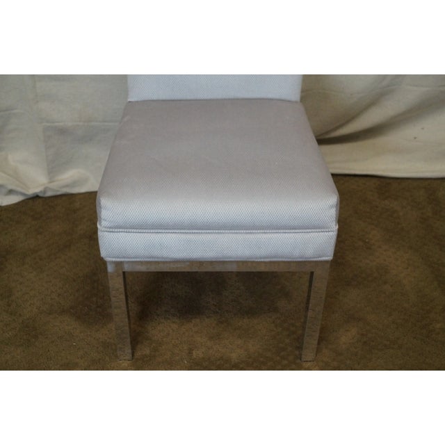 US Furniture Industries Chrome Dining Chairs 6 Chairish