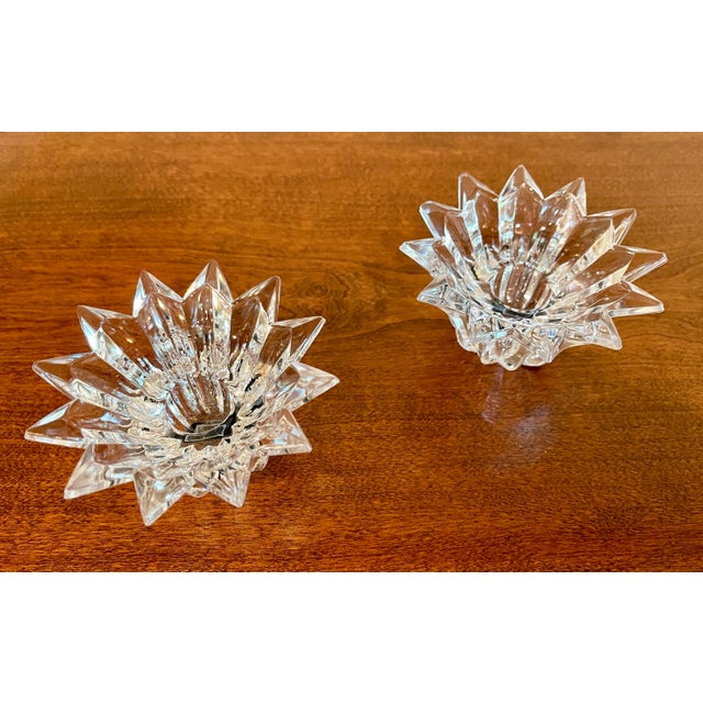 Mikasa Mikasa "Bridgeton" Starburst Candle Holders a Pair For Sale - Image 4 of 10