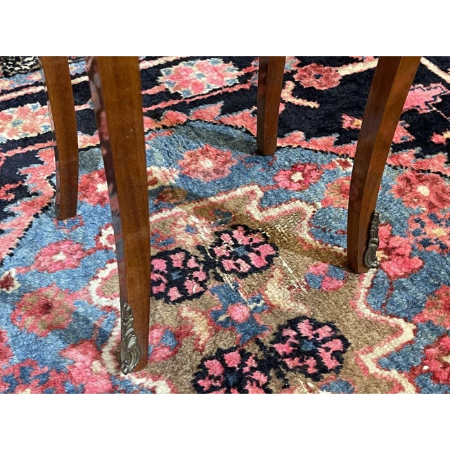 Louis XV Bedside Table in Rosewood and Oak, 1970s For Sale - Image 6 of 9