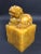 Chinese Art Carved Soapstone Seal/Stamp with Foo Dog Sculpture ITEM NAME: Chinese Art Carved Soapstone Seal/Stamp with Foo...