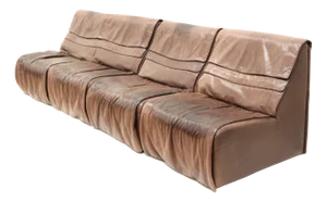 Vintage Modular Sofa with 4 Elements from de Sede, 1970s, Set of 4