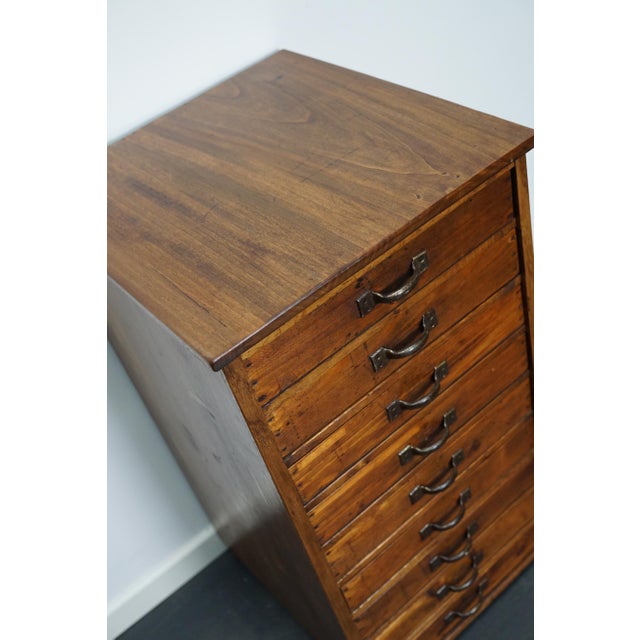 1940s Vintage French Pine Apothecary Cabinet, 1930s For Sale - Image 5 of 14