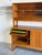 1960s Mid Century Modern Danish Teak Hutch Credenza Display Cabinet 2 Piece 1960s For Sale - Image 5 of 11
