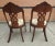Brown Pair 19th Century American Empire Carved Magogany and Needlepoint Upholstered Chairs For Sale - Image 8 of 11