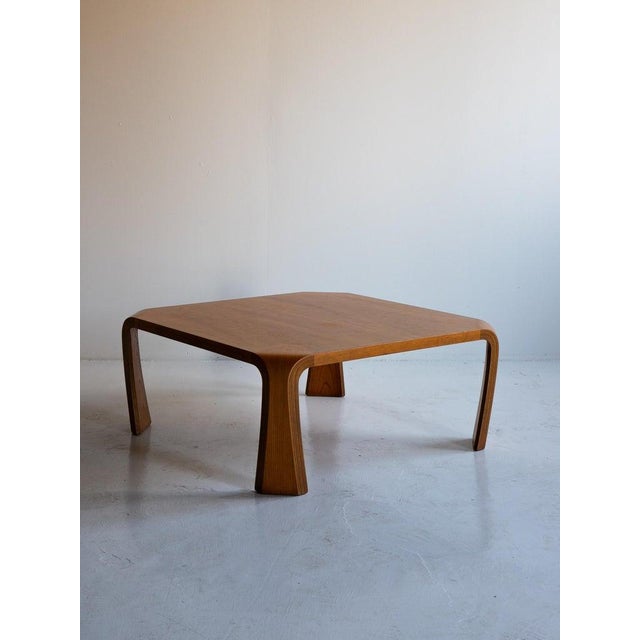 Japanese Coffee Table by "Inui Saburo" for Tendo Mokko, 1970's For Sale - Image 3 of 11