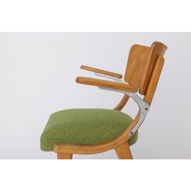 Vintage German Armchair in Beech, 1950s For Sale - Image 6 of 10