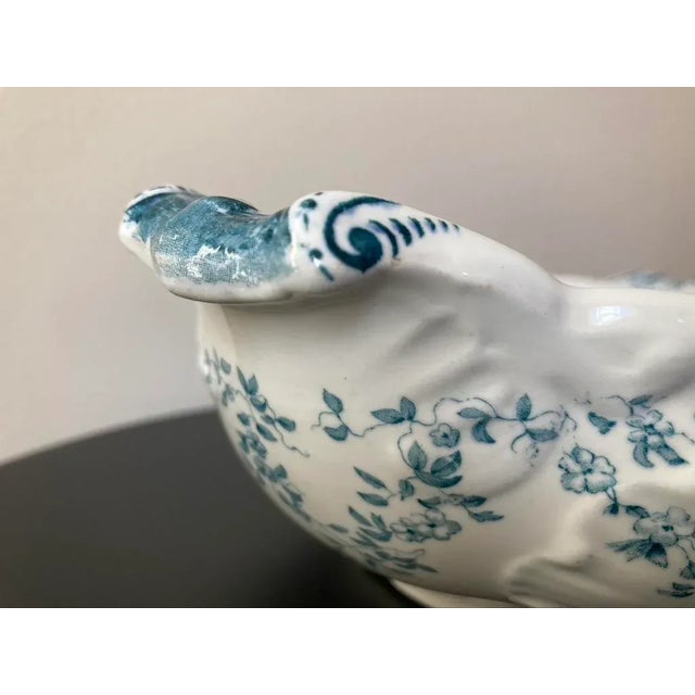 Ceramic English Vegetable Serving Dish by Ventnor, Early 20th Century For Sale - Image 7 of 12