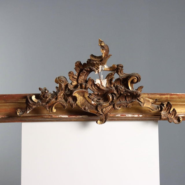 Giltwood Pelmet with Rocaille Carving For Sale - Image 3 of 11