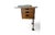 Wood Vintage Modern Desk in Wood and Chromed Metal, 1970s For Sale - Image 7 of 9