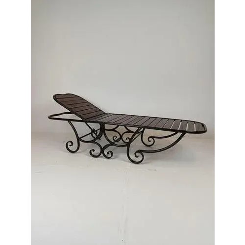 Italian Brown Wood Daybed For Sale - Image 12 of 12