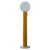 Glass Globe Brass Tube Marble Base Giorgio Floor Lamp by Magic Circus Editions For Sale - Image 12 of 12