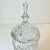 Transparent Mid-Century Boho Chic Hollywood Regency Yugoslavia Crystal Urn With Raised Flora Design. For Sale - Image 8 of 13