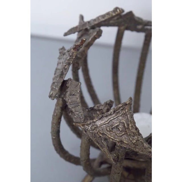 1970s Italian Brutalist Table Lamp by Marsura Salvino For Sale - Image 5 of 13