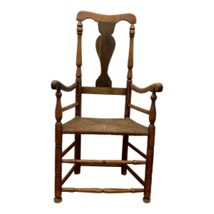 Queen Anne Armchair Late 18th Early 19th Century Possibly Wallace Nutting