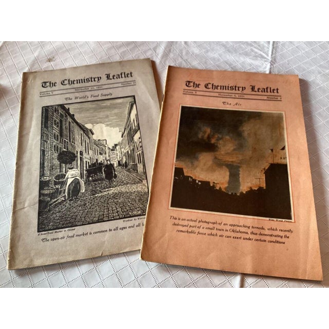 This is a curated set of ten issues of "The Chemistry Leaflet". These leaflets were used in Grammar School Science classes...