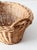 Late 20th Century Vintage Oval Wicker Basket With Handles For Sale - Image 5 of 14