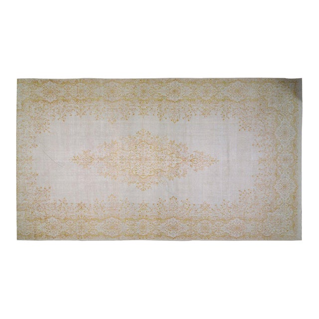 Vintage Turkish Anatolian Professional Hand Knotted Wool Rug, 11'2x22'3 For Sale