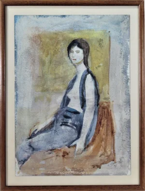 Hernst Stolz, Woman Sitting, 1941