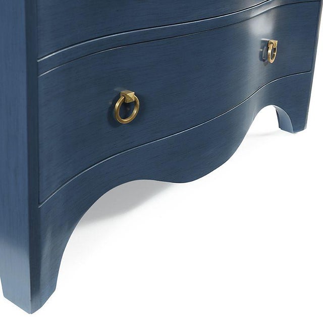 Not Yet Made - Made To Order Woodbridge Furniture Claire Chest, Woodbridge Navy Finish For Sale - Image 5 of 6
