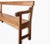 19th Century French Oak Open Arm Bench For Sale - Image 4 of 9