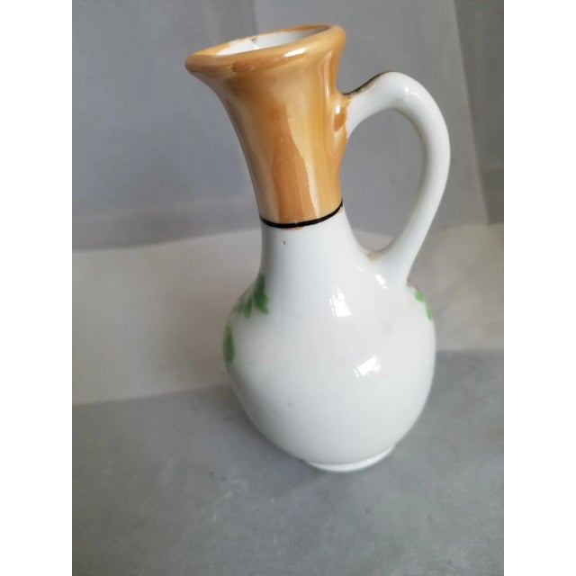 TA Handpainted Small Vase with a Luster Finish Made in Japan