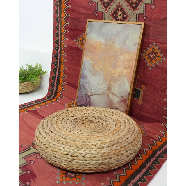 1970s Vintage Turkish Handmade Wool Cotton Red Runner Rug For Sale - Image 11 of 11