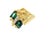 1980s Textured 18k Yellow Gold Green Tourmaline & Diamond Ring, Size 8.75 For Sale In Lexington, KY - Image 6 of 10