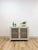Vintage Cream Rattan Lattice Cabinet Coastal Tropical Hollywood Regency For Sale - Image 4 of 17