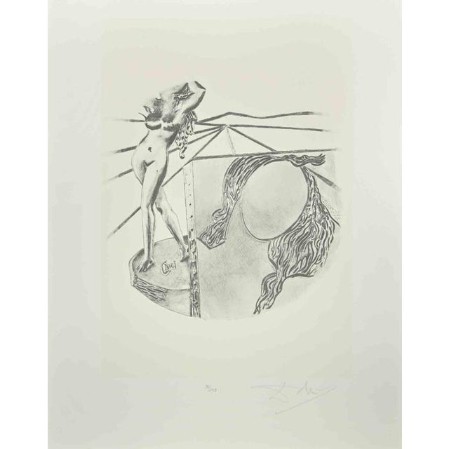Salvador Dalì, Nude The Dance, Edition 58/249, 1980, Lithograph For Sale
