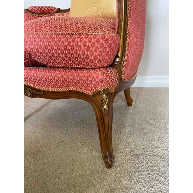 Wood Karges Chairs Gilded Wood Bergere Style French For Sale - Image 7 of 13