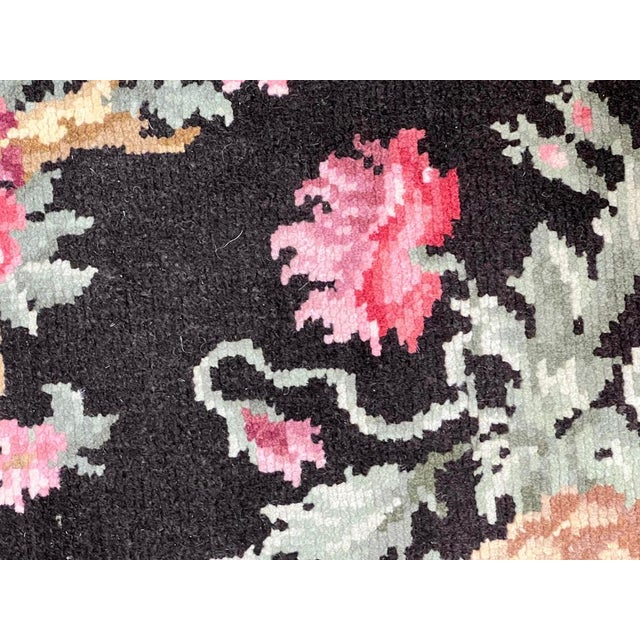 Early 20th Century Savonerie Rug Decorated with Flower Garlands, 1890s For Sale - Image 10 of 17