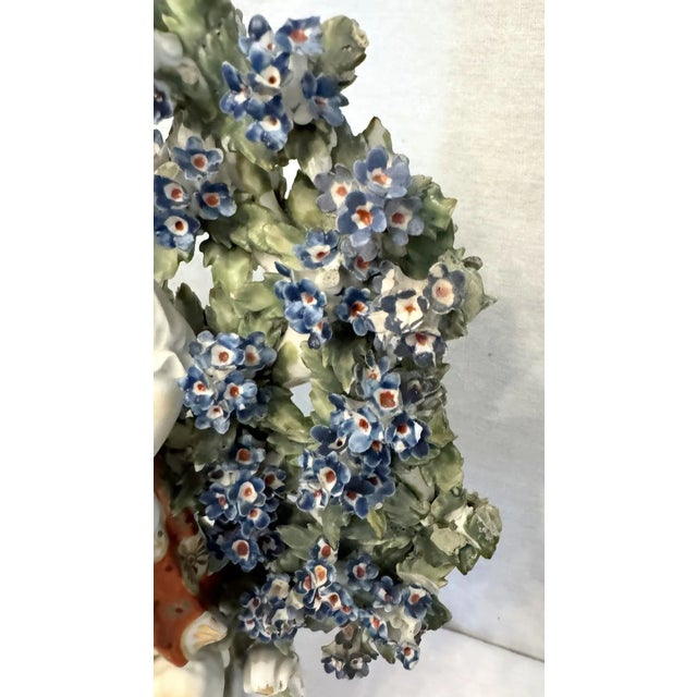 English Pair of Mid 18th Century Chelsea Derby Bocage Figurines For Sale - Image 3 of 11