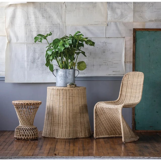2020s Matthew Izzo Home Rattan Context Chair For Sale - Image 5 of 6
