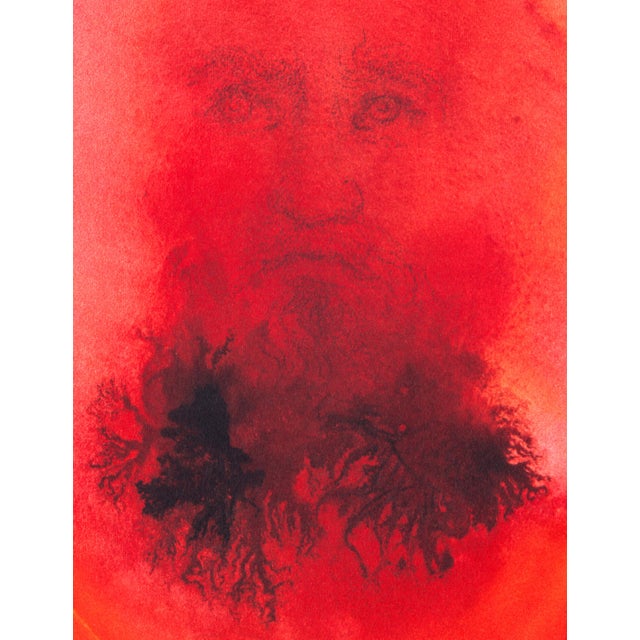 Abstract 1967 Salvador Dalí Biblia Sacra Lithograph "Gloria Vultus Moysi" (Glory of the Face of Moses) For Sale - Image 3 of 10