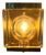 Maritime Wall Lamp Type 15806, Wandlampe Maritim Typ 15806 Glas Messing von Vitrika, Brass & Glass For Sale