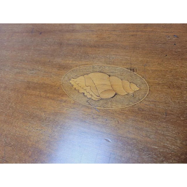 Wood Edwardian Inlaid Writing Bureau, 1910s For Sale - Image 7 of 18