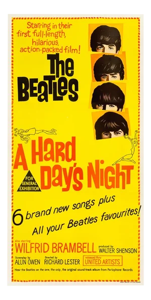 The Beatles "A Hard Day's Night" Original Movie Poster, Australian, 1964